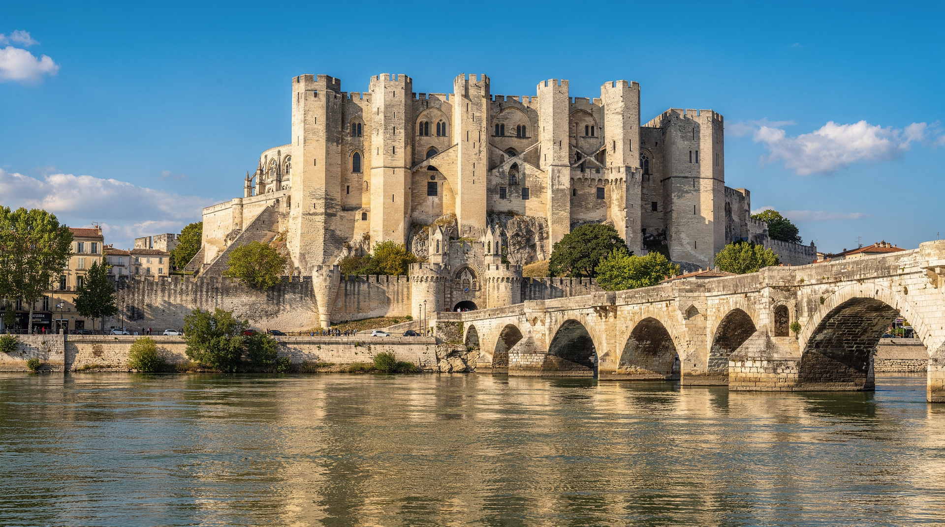 Tagesausflug nach Avignon ab Marseille: Palais des Papes, Brücke und Festival — Avignon ab Marseille — TGV (35 Min.) oder TER (1h15), Palais des Papes, Pont d'A