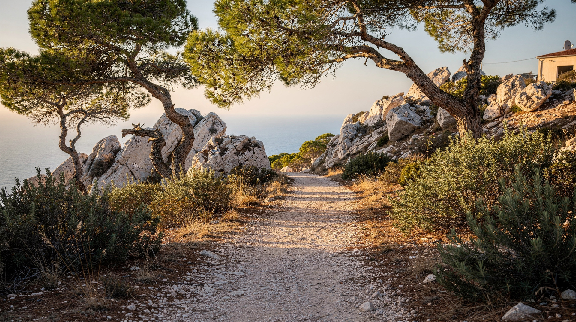 Wandern in den Calanques ab Luminy: das Eingangstor erklärt — Wandern ab Luminy: begrenzter Parkplatz, Bus 21J ab Castellane, erreichbare Cala