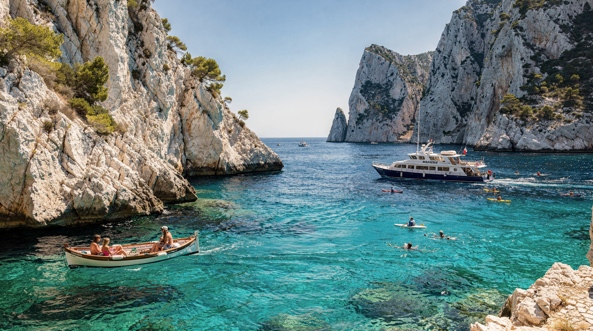 Calanques-Bootstouren: Cassis vs. Marseille — ehrlicher Vergleich — Cassis vs. Marseille: Cassis erreicht En-Vau, Marseille Sormiou und Morgiou. Pre