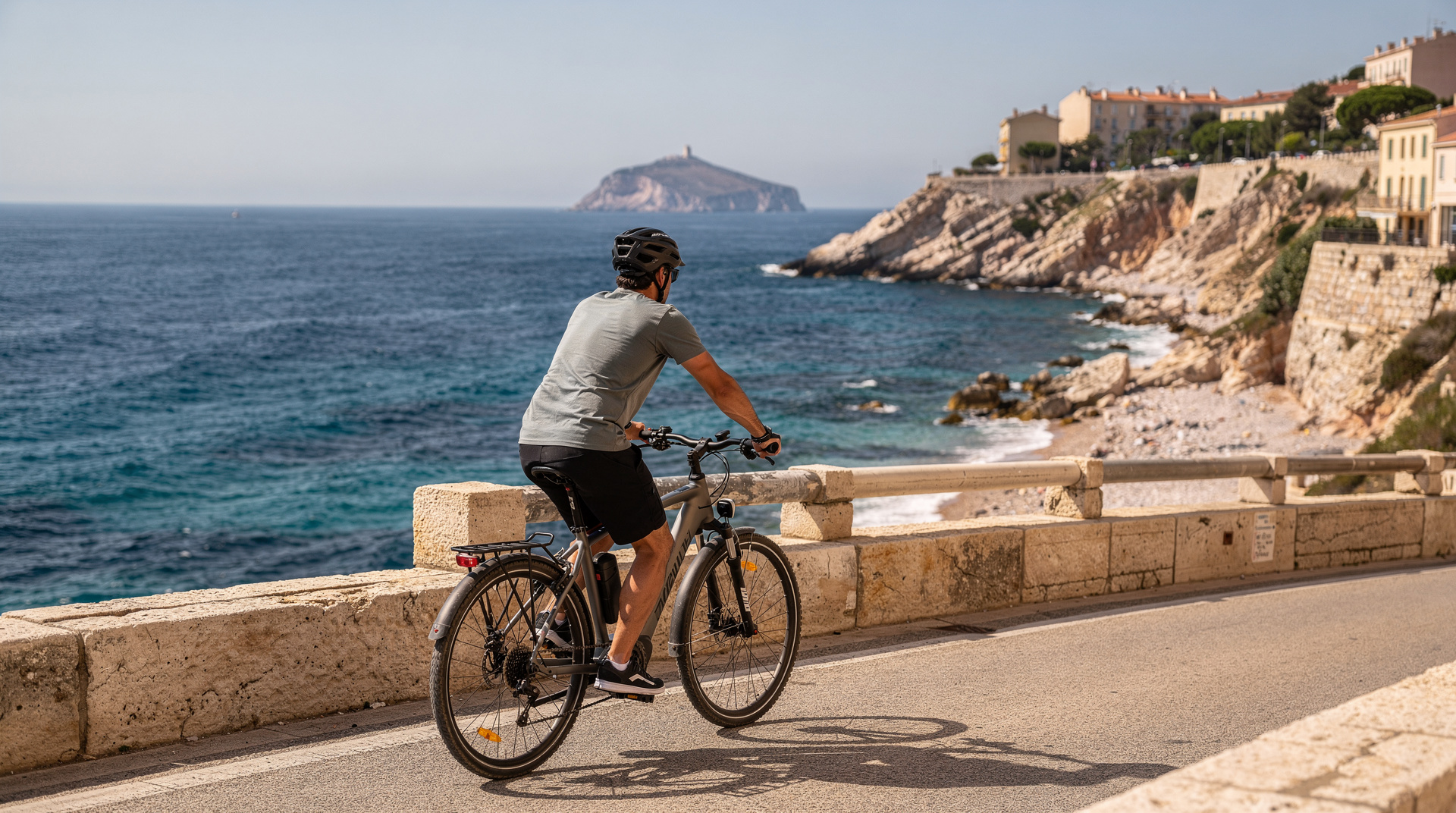 E-Bike-Touren in Marseille: Stadt, Corniche und die Calanques per Elektro-Rad — Geführte E-Bike-Touren in Marseille: Stadt- und Küstenrouten, Sormiou-Abstieg, H
