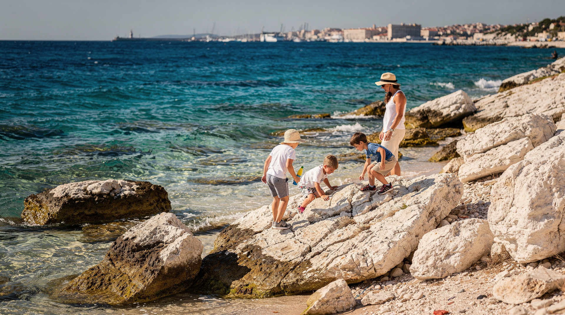 Marseille mit Kindern: was funktioniert, was nicht — ehrlicher Familienratgeber — Marseille mit Kindern: Fähre zu den Frioul-Inseln, Bootstouren in die Calanques,